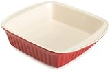 Good Cook 2 Quart Square Ceramic Dish, Red Good Cook 2 Quart Square Ceramic Dish, Red