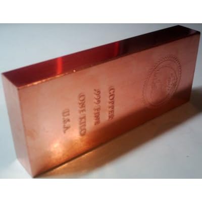 1 Kilo Copper Bullion bar .999 fine pure 2.2 lbs US 1 Kilo Copper Bullion bar .999 fine pure 2.2 lbs US