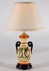 Small Unique Handcrafted Ceramic Table Lamp