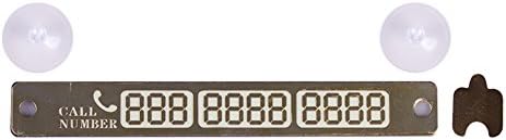 Car Temporary Parking Card Luminous Phone Number Card Plate For Toyota Corolla Yaris BMW E46 E39 E36 E90 Audi A4 A6 Accessories