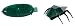 Schylling SkitterBot Clear Emerald Green
