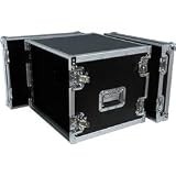 Musicians Gear Rack Flight Case, 8 Space Black - B0018TFC46
