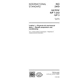 ISO 2419:2006, Leather - Physical and mechanical tests - Sample preparation and conditioning