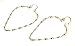 Sterling Silver Hoop Earrings (Rodium Plated)