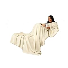 Kuscheldecke Snug Rug Deluxe mit integrierten �rmeln f�r Erwachsene in creme