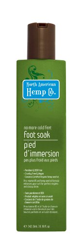 North American Hemp Co. No More Cold Feet Foot Soak, 8.18-Ounce Bottles (Pack of 2)