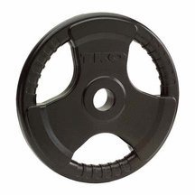 TKO Olympic 5 lb. Rubber Tri-Grip Plate
