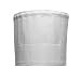 San Jamar H057 Poly Cotton Classic Chef Toque Hat with Adjustable Head Band, 9" Height