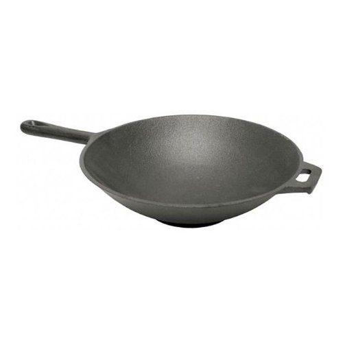 Bayou Classic 7437 12-1 2-Inch Cast Iron Wok