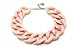 Whitewashed Link Choker in Carnation