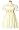 Yellow Hand-Smocked Flower Pots Design with Embroidered Flower Collar by Just Darling (4T - 6 years)