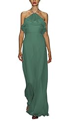 Halter Chiffon/Taffeta Cocktail Floor Length Club Dress/Evening Dress/Prom Dress/Party Dress/Wedding Dress 