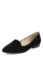 Autograph Suede Almond Toe Water Resistant Shoes