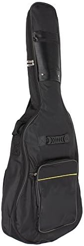 Diweit 600D Water-resistant Gig Guitar Bag Backpack Shoulder Straps Pockets 5mm Cotton Padded Black for 39/40/41in Guitar
