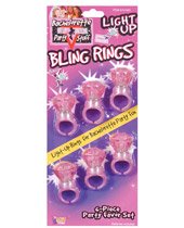 Bachelorette Light Up Bling Rings