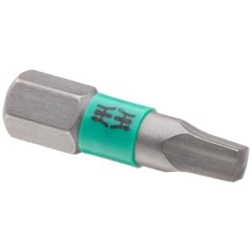 Wera Series 1 868/1 BTZ BiTorsion Bit, Square-Plus #3 Head x 1/4" Drive