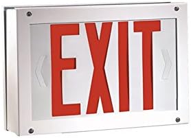 Exit Sign, Steel - Led - High Abuse - Tamper Proof