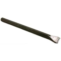 Serrated Edge Stone Rock Cold Chisel Lapidary Hand Tool