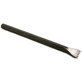 Serrated Edge Stone Rock Cold Chisel Lapidary Hand Tool