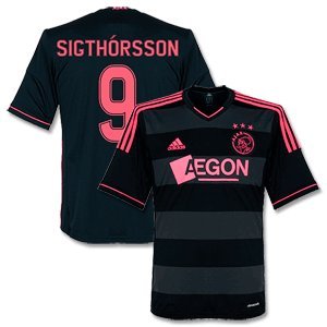 Ajax Away Jersey 2013 / 2014 + Sigthórsson 9 (Fan Style)-S