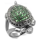 Jewelry - Emerald Turtle Synethetic Animal Ring