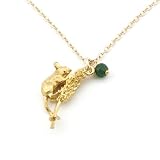 Fieldmouse Green Quartz Necklace