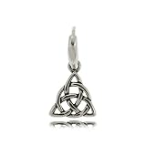 Sterling Silver Celtic Pendant Trinity Knot Triquetra