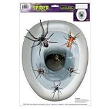 Spider Toilet Topper Peel N Place Party Accessory (1 count) (1 Sh)