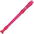 Ravel EM570PK Transparent Recorder with Cleaning Rod and Bag, Pink