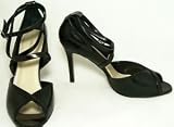Colin Stuart Leather Peep Toe Heels