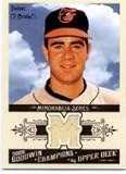 2009 Upper Deck Goodwin Champions Memorabilia #JP Jim Palmer - Baltimore Orioles (Piece of Authentic Jersey / Material) (Baseball Cards)
