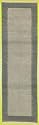 3x8 Green Hand Knotted Wool Tibet Runner Rug