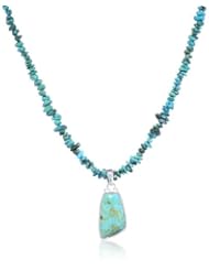 Barse "Basics" Genuine Turquoise Drop Pendant Necklace