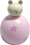 Wooden Pink Bear Money Box - Bigjigs Toys