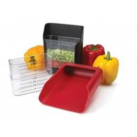 Chefs Planet Prep Taxi Measuring Scoop, Red by Chef's Planet
