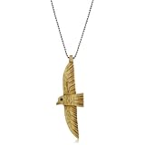 Vanessa Mooney Handcarved Bone Eagle Pendant O