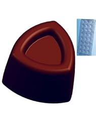Buy Fat Daddio's Dimpled Convex Triangle Polycarbonate Candy Mold 21-Piece Tray