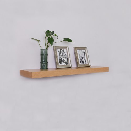 36 x 10'' x 2'' Chicago Floating Shelving Wall Shelf Beech