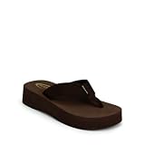 Flip Flop Platform Beach Sandal Brown