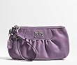 AUTHENTIC COACH MADISON LEATHER CAPACITY WRISTLET (Amethyst)