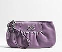 AUTHENTIC COACH MADISON LEATHER CAPACITY WRISTLET (Amethyst)