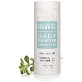 Natural Baby Powder, No Talc, Grain, Gluten, Corn, Unscented, Fragrance Free, Ora's Amazing Herbal 2.5 oz