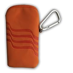 Original Handycop� Rubber Case Handy Etui Pouch Tasche Etui Pouch ORANGE mit Karabinerhaken f�r LG GD880 Mini GS290 Cookie Fresh