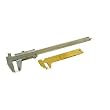 Vernier Caliper Sliding & 100mm Brass Measuring Gauge
