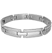 Stainless Steel Polished Bracelet - 8.5'' long