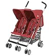 Maclaren Twin Triumph Crimson Stroller
