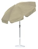 Arden 7.5 Foot Aluminum Garden Umbrella, Beige