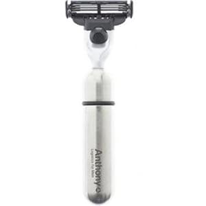 Buy Anthony Logistics Mach 3 Travel Razor by Gillette 3 Blades by Anthony Logistics for Men