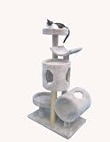Molly and Friends 23L42 Premium Handmade 5-Tier Cat Furniture with Sisal, Beige