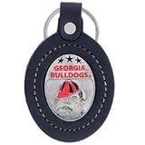 Large College Large Key Chain - Georgia Bulldogs